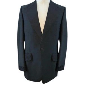 Colbert's Harry Holland Vintage Black and Engraved Look Blazer Jacket